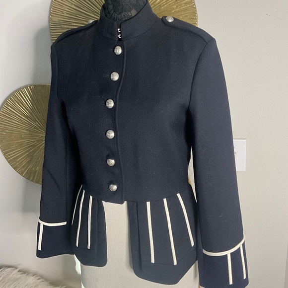 *BURBERRY Military White Cord Jacket* - Picture 1 of 9